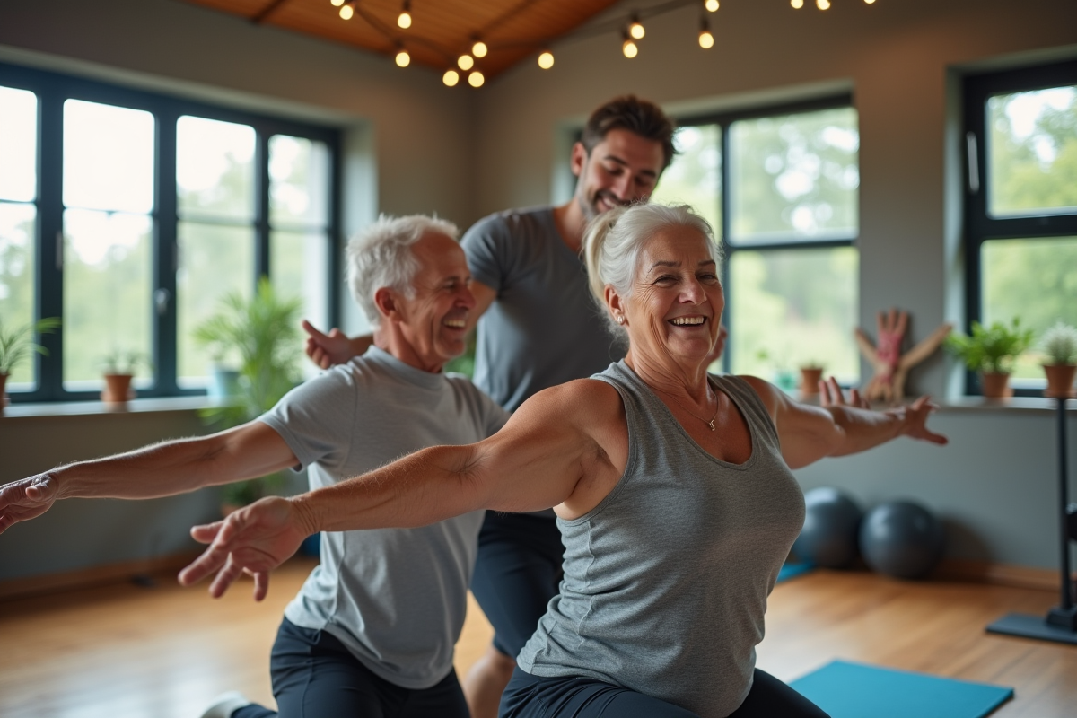 Senior homme et femme s