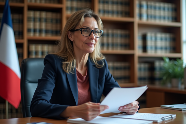 Femme municipale en portrait dans un bureau